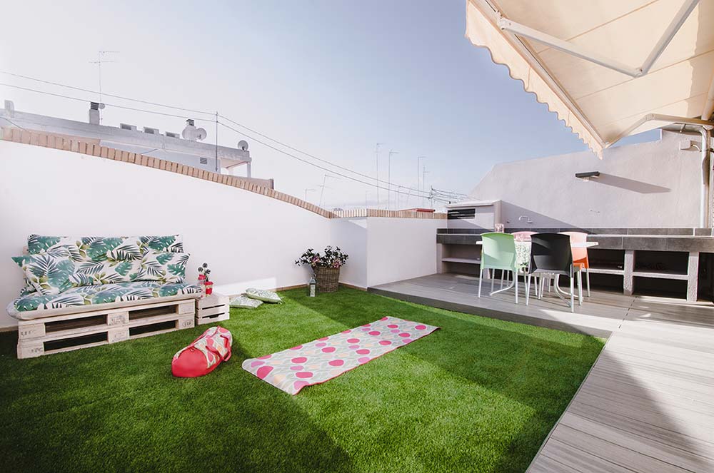 terraza reformada Valencia