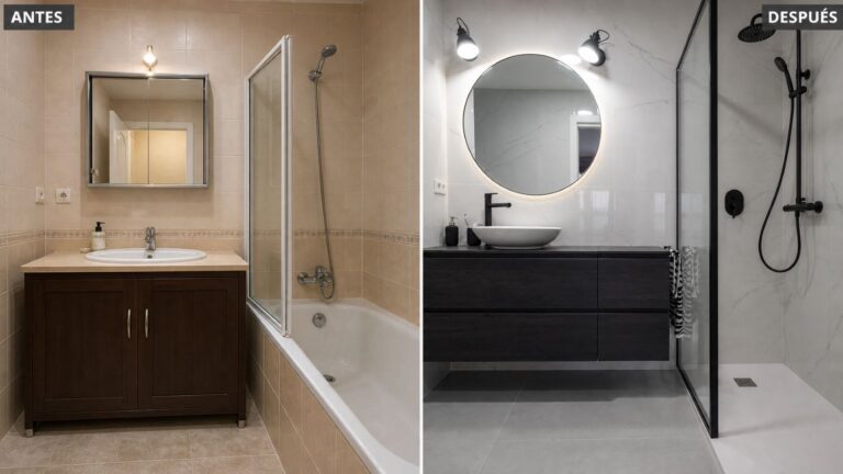 imagen de una reforma de un baño