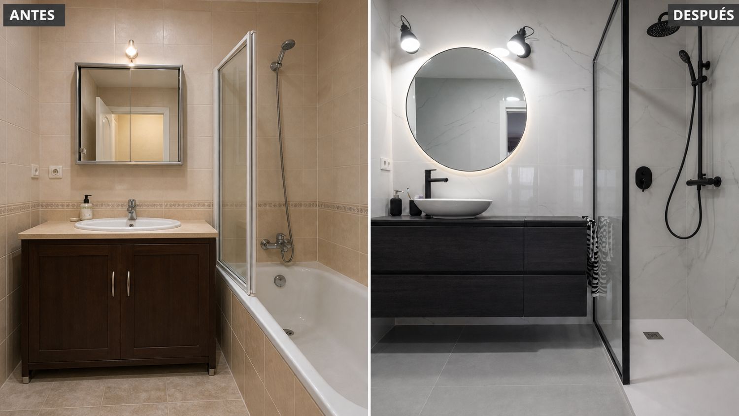 imagen de una reforma de un baño